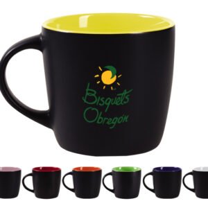 TL099 - TAZA BICOLOR MATE 11 OZ LUCIANA - Image 1