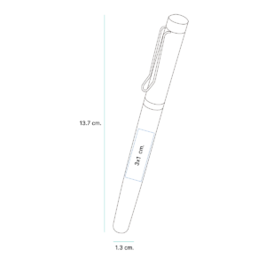 INN-BL-106 – Bolígrafo de acero inoxidable Uruk. - Image 4