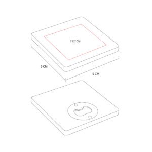BAR 023 - PORTAVASOS HOUT - ARTICULOS PARA BAR - Image 2